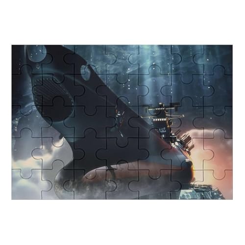 ジグゾーパズル完成品 　宇宙戦艦ヤマト完結編　1000ピース　アルミフレーム込み ジグゾーパズル完成品 宇宙戦艦ヤマト完結編 1000ピース アルミ